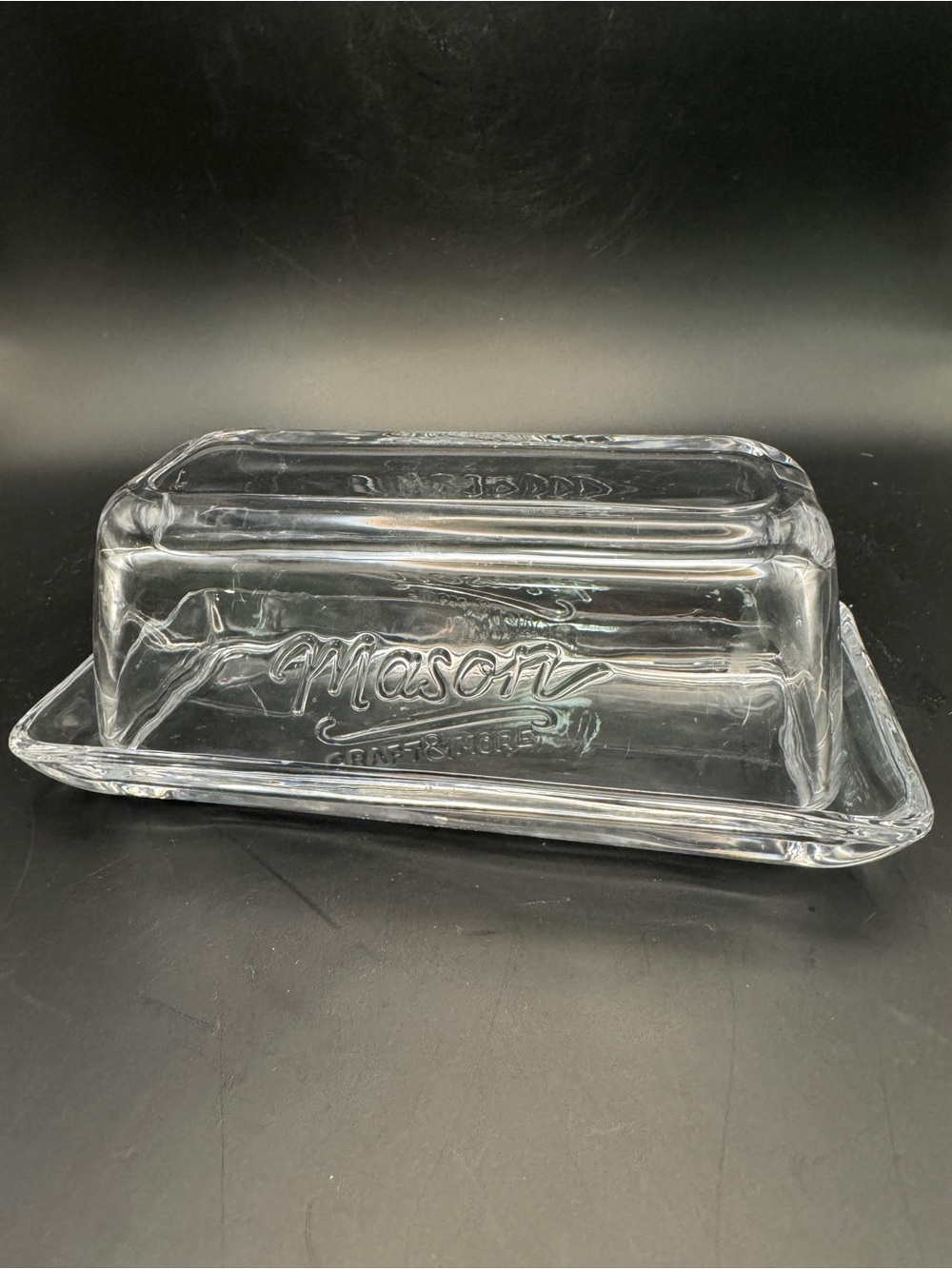 Mason Craft & More Clear Glass Butter Keeper - Transparent Glass
